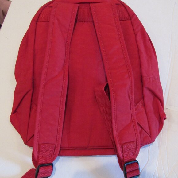 Women's Kipling Medium Sized Backpack Reddish Pink EUC - Never Used - Picture 4 of 16
